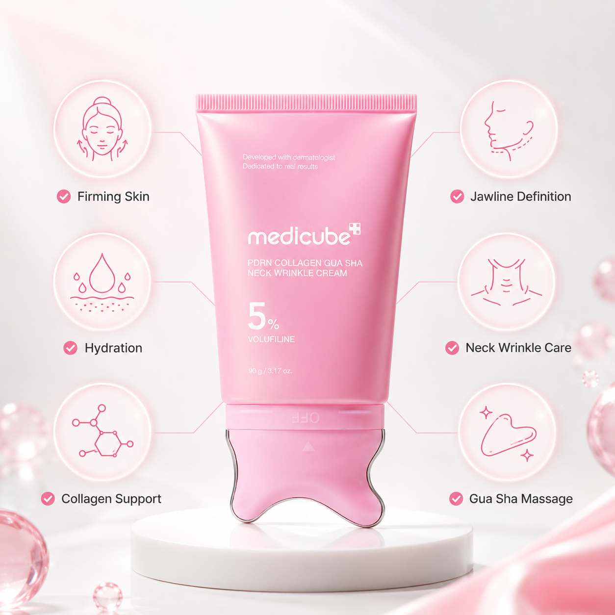 Collagen neck cream